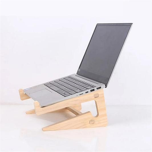 The Oasis Bridge: Handcrafted Universal Wood Laptop Stand